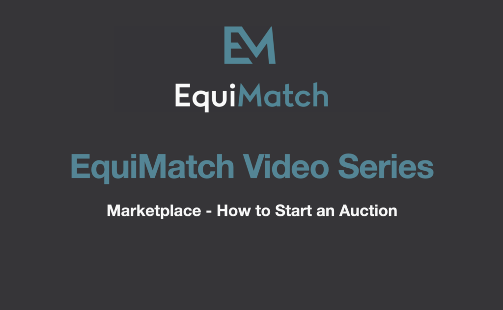 How to start an Auction